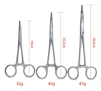 Kirurgisk pincett kirurgiskt verktygssats hemostat låsklämma