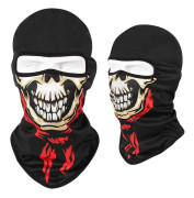Utomhus solskyddsmedel balaclava motorcykel skalle ansiktsmask