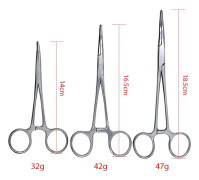 Kirurgisk pincett kirurgiskt verktygssats hemostat låsklämma