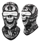 Utomhus solskyddsmedel balaclava motorcykel skalle ansiktsmask
