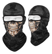 Utomhus solskyddsmedel balaclava motorcykel skalle ansiktsmask