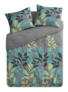 Okko Bed Cov Set Sheets12 Grey 140X200/50X70