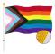 Progress Pride Regnbågsflagga 150x90 cm
