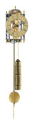 Wall Clock Hermle 70504-000701, Mechanical, Gold, Analogue, Classic