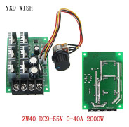 Motorhastighetsregulator elektrisk pwm varvtalsregulator med reversibel omkopplare dc 9/12/24/48/55v pwm motorhastighetsregulator