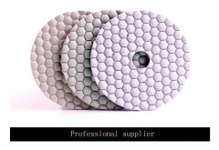 4 tum 100 mm varm rea torr användning av diamant flexibel 3 steg polering pad