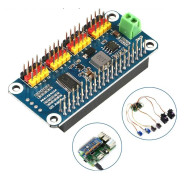 16-ch pwm servomotordrivenhetsmodul skärmexpansionskort