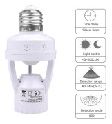 Smart switch glödlampssockel adapter rörelsesensor