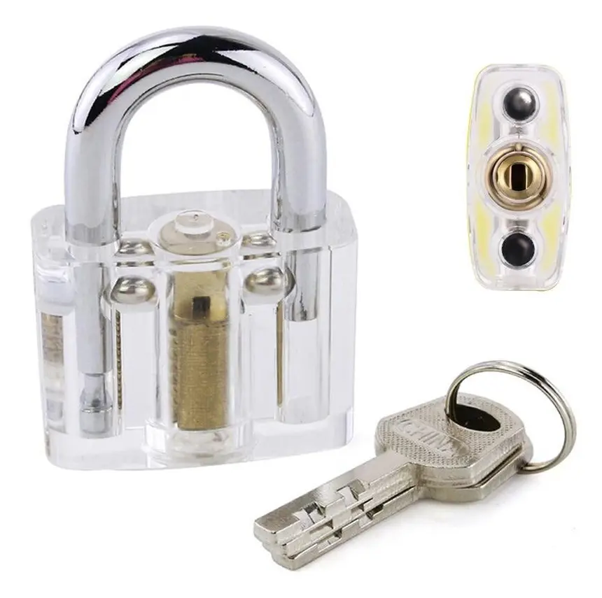 Transparent hårdvara cutaway lock pick