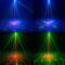 Disco rgb led laser scen beam ljus ljud