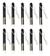 Lash Shampoo Brush Blackhead Brush 10-Pack Svart