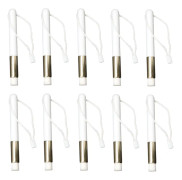 Lash Shampoo Brush Blackhead Brush 10-Pack Svart