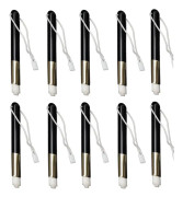 Lash Shampoo Brush Blackhead Brush 10-Pack Svart