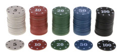 Runda plastmarker casino pokerkort