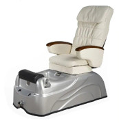 Massagestol av rosa salongutrustning med pedikyrstol