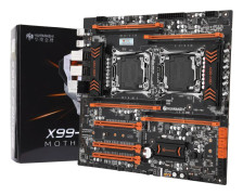 X99 moderkort intel dual cpu ddr4 recc m.2 nvme ngff usb3.0 e-atx server