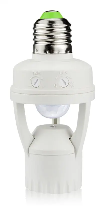 Pir induktion infraröd rörelsesensor e27 led lampfothållare