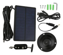 Solpanelladdare extern strömförsörjning, strömförsörjning, jaktkamera fällor (usb solpanel)