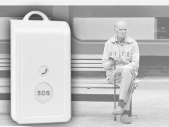 Bärbar personlig GPS-tracker smart enhet sos nödknapp