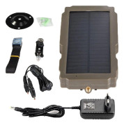 12v jaktkamera solpanel, laddare batteri för suntek 9v
