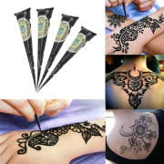Organisk tatuering, naturlig kroppskonst salva mehndi pasta kottar