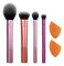 5 kosmetiska borstar, set