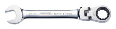 KS Tools 503.4808, 8 mm, Metallic, Krom-vanadium-stål, Mat, 15°, DIN 3113 / ISO 3318