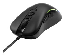Deltaco Gaming DM120 Optisk spelmus, 3200 DPI, LED, svart