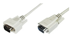 Digitus AK-310100-030-E VGA Anslutningskabel 3.00 m Grå