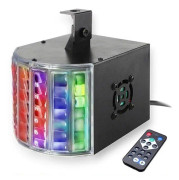 Mini LED Derby Light RGBW Färgglad LED Sceneffekt Ljus Med DMX512 Flash Bar Lampa För Jul KTV Party Atmosphere Artefakt