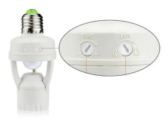 Lamphållare med ljuskontroll smart switch lampa