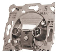 Triax GEDU 10, Koaxial, Rostfritt stål