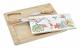 Ostbricka DKD Home Decor Bambu Stengods Multicolour 4 Delar Tropiskt Rektangulär 24,5 x 20 x 1,2 cm