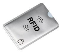 RFID-blockerande korthylsor 20-pack Silver