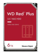 WD Red Plus WD60EFPX - Hårddisk - 6 TB - intern - 3,5"
