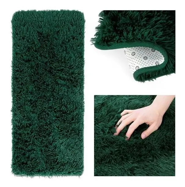 AmeliaHome Decorative carpet Karvag green 80x200