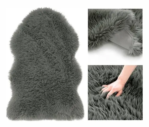AmeliaHome Rug Dokka dark gray S75x150