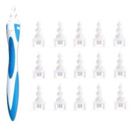 Smidig Öronvaxrensare, 16-pack spiraler