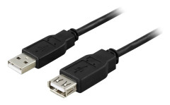 USB 2.0-kabel A hane - A hona 5 m