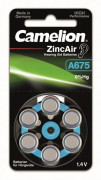 Camelion A675 Hörapparatsbatteri 6-pack