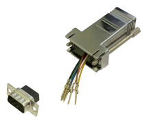 BKL Electronic 10121111 Adapter D-SUB hane 9-pol - RJ45 hona 1 st Single