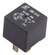Nr Namn P-L SHR-4141 SHR-24VDC-F-C 5 stift Fordonsrelä 24 V/DC 40 A 1 x omkopplingskontakt