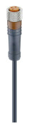 Lumberg Automation 28383-1 Sensor/ställdon-kontakt, konfektionerad M8 Hona rak 2.00 m Antal poler (RJ): 4 1 st