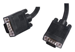  Belkin PC Monitor Cable - VGA-kabel - HD-15 (VGA) (hane) till HD-15 (VGA) (hane) - 5 m - formpressad, tvinnad, tumskruvar
