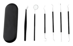 Dental Tools Tandrengöringsverktyg 6-delat Svart