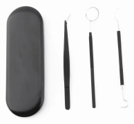 Dental Tools Tandrengöringsverktyg 3-delat Svart