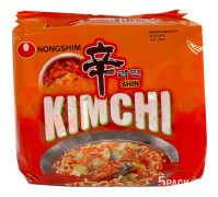 Snabbnudlar Kimch Ramyun 120gx5st/Förp Nongshim Korea