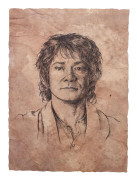 The Hobbit Art Print Portrait of Bilbo Baggins 21 x 28 cm
