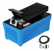 Mångsidig 10000PSI pneumatisk hydraulisk fotpump kit, standardinlopp/utlopp