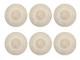 6-cells bordstablett utskuret guld (27003)